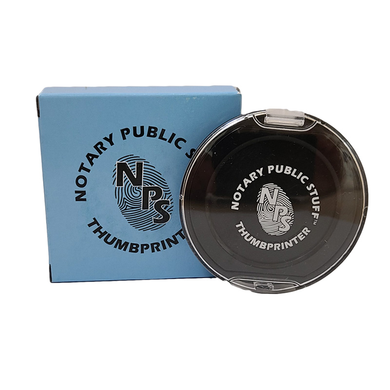 This large inkless fingerprint pad is specially formulated to not leave ink residue on skin or clothes. Makes 1,500 imprints. Ships quick!