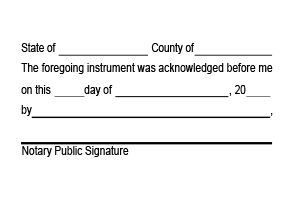 This Notary Acknowledgement stamp will bring convenience & professionalism to any official document. Ships quick!