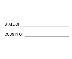 This notary public stamp lets you record the state and country of notary duties on 4 convenient stamp mounts. Ships quick!