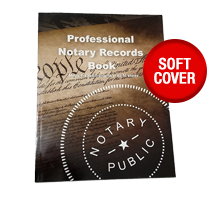 This Notary Record Book - Soft Cover holds 276 entries and adheres to all 50 state regulations. Ships quick!