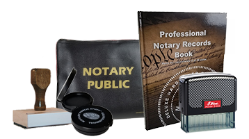 This Texas notary premium kit, meets all state requirements & is available on 5 mount choices with record book thumbprint pad, notary bag & a stock notary stamp.