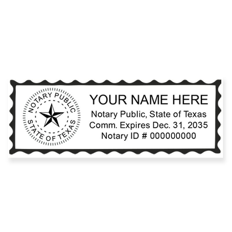 Top quality Texas notary stamp ships in 1-2 days, meets all state requirements and is available on 5 mount choices. Ships quick!